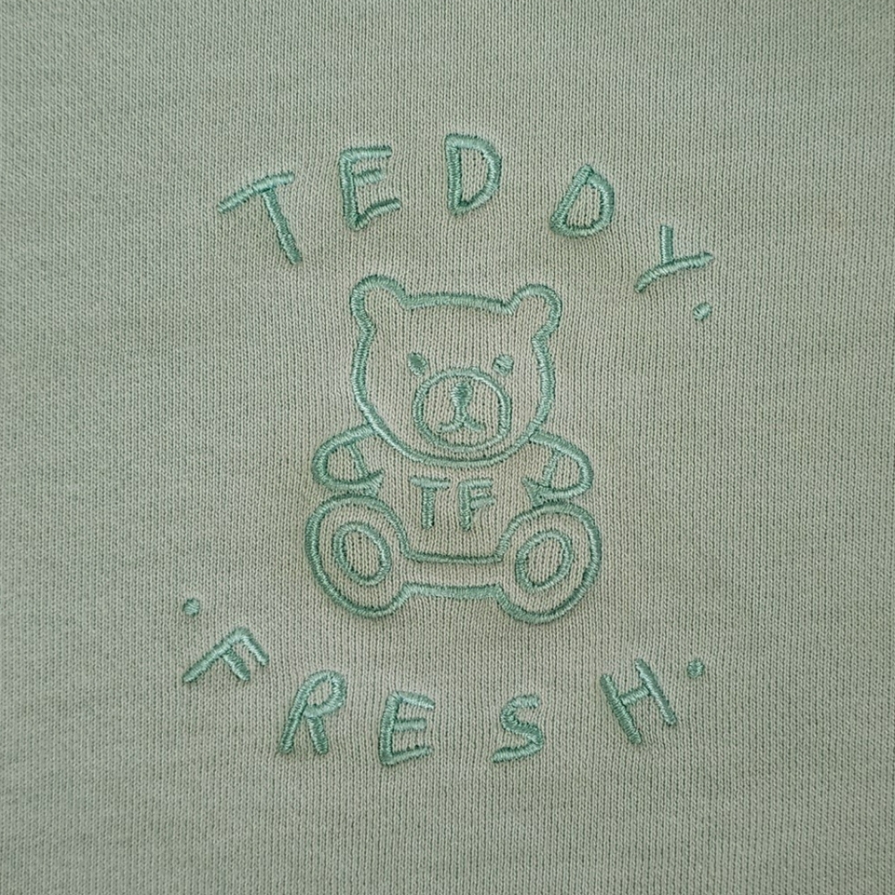 Teddy Fresh Women's Pastel Colorblock Hoodie Size Medium - Picture 4 of 9